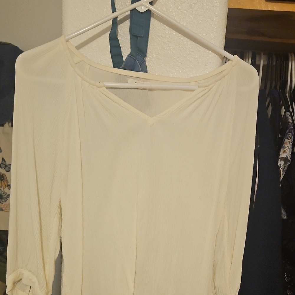 Maurices Cream Blouse